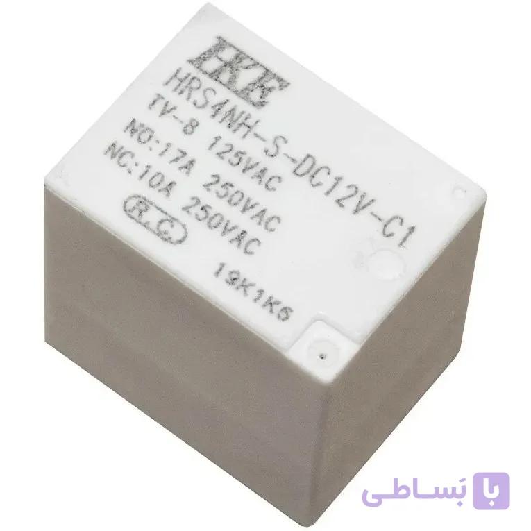 رله 12 ولت 17 آمپر 5 پایه تک کنتاکت میلون HRS4NH-S-DC12V-C1