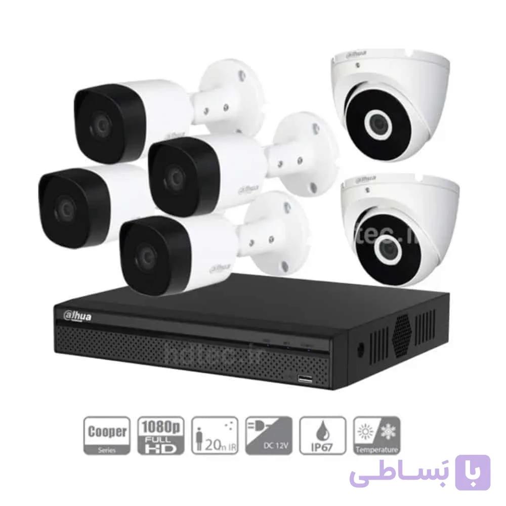 پکیج شش دوربین مداربسته داهوا B2-T2A21P — تصویر 1