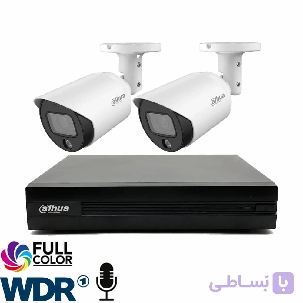 پک حرفه ای داهوا میکروفن دار Full Color با قابلیت WDR مدل HFW1239T-A — تصویر 1