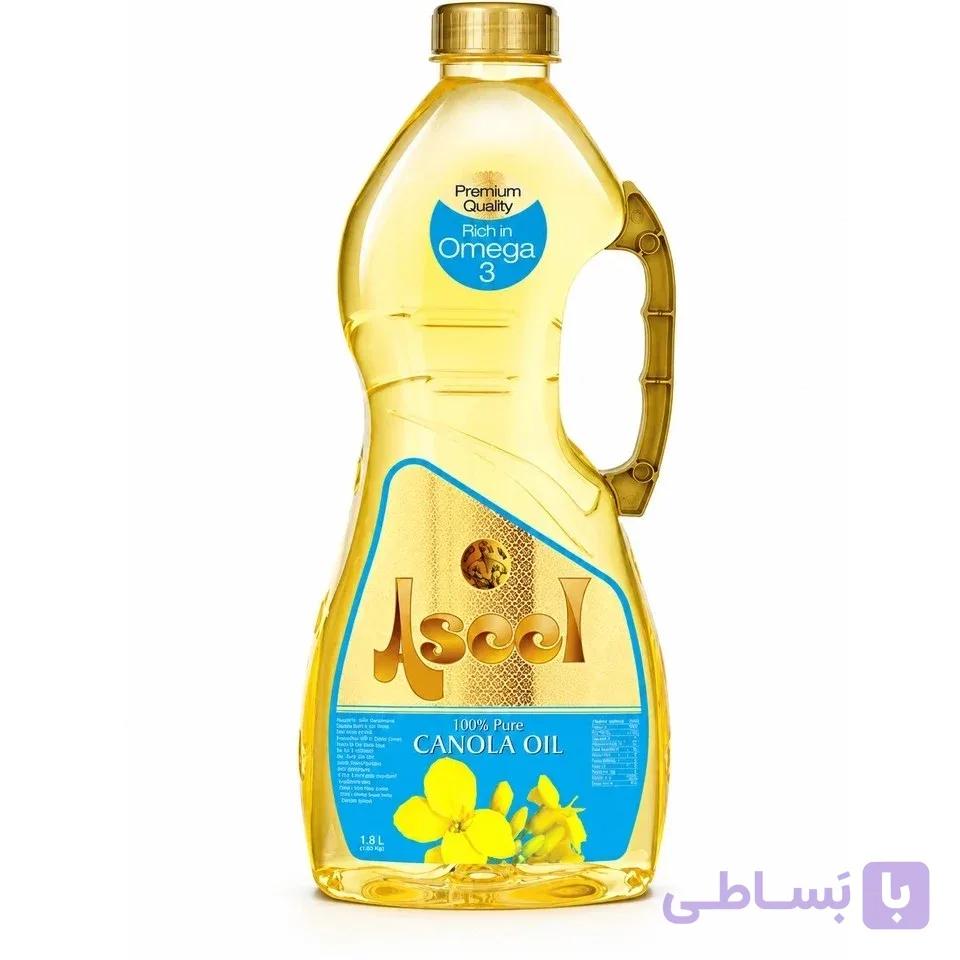 روغن مایع کانولا اصیل ۱.۵ لیتری
