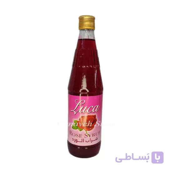 شربت گل رز لوکا Luca Rose Syrup | سیروپ گل محمدی با طعم و عطر طبیعی رز