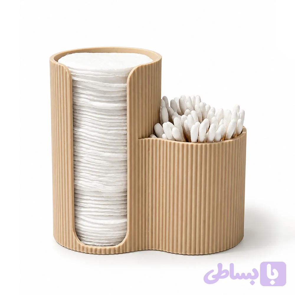 استند پد آرایشی و گوش پاک کنPad & Q-Tip Holder