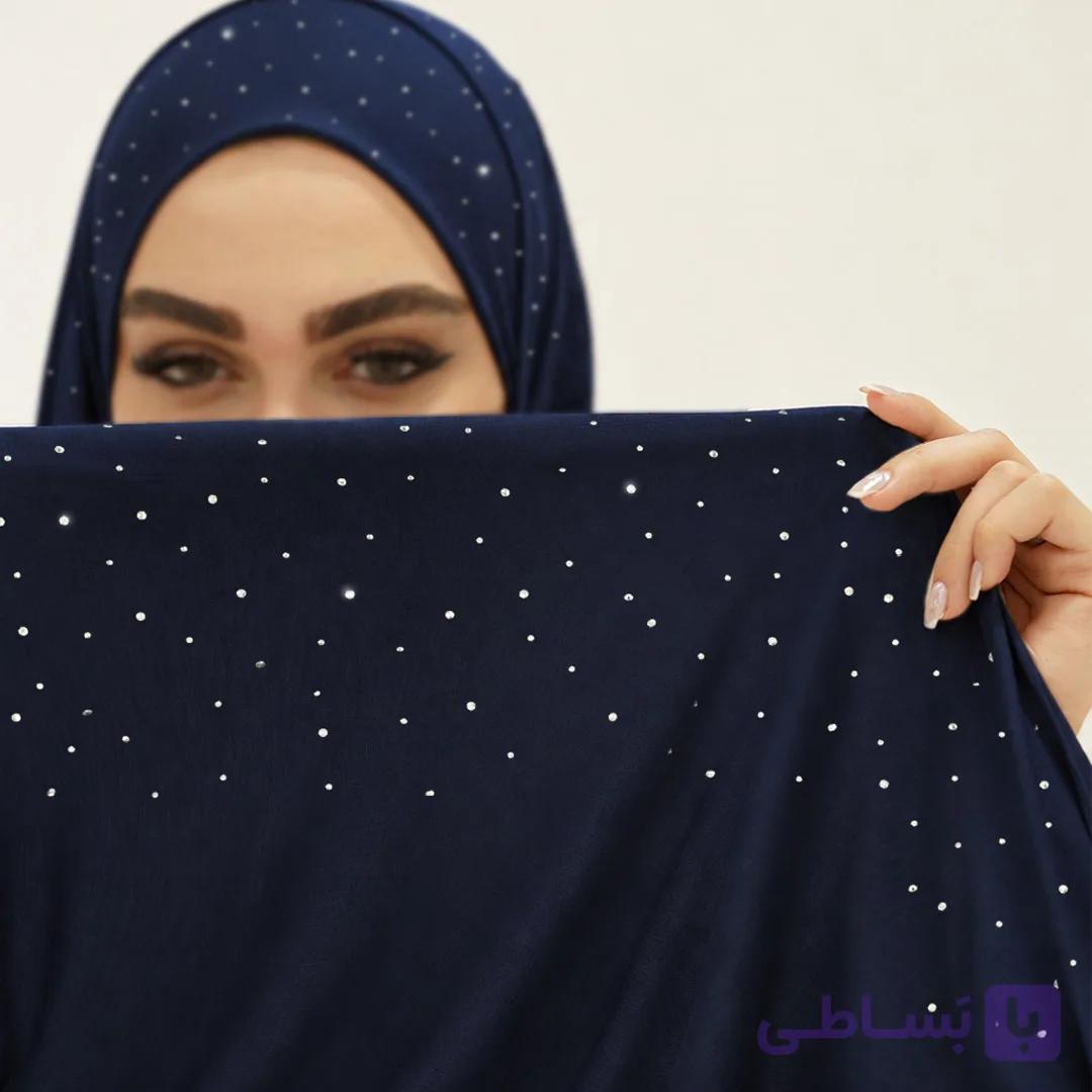 شال کویتی کشی وارداتی اورجينال طرح نگین ستاره‌ ای