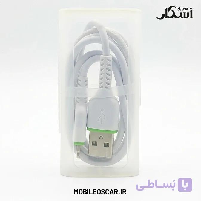 کابل شارژ لایتنینگ بودی (Budi 158L) طول 1 متر — تصویر 1