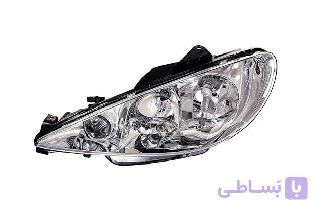 چراغ جلو پژو 206 مدرن بدون موتور