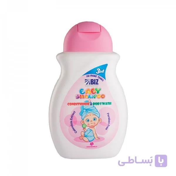 شامپو سر و بدن بچه حاوی مواد نرم کننده — تصویر 1