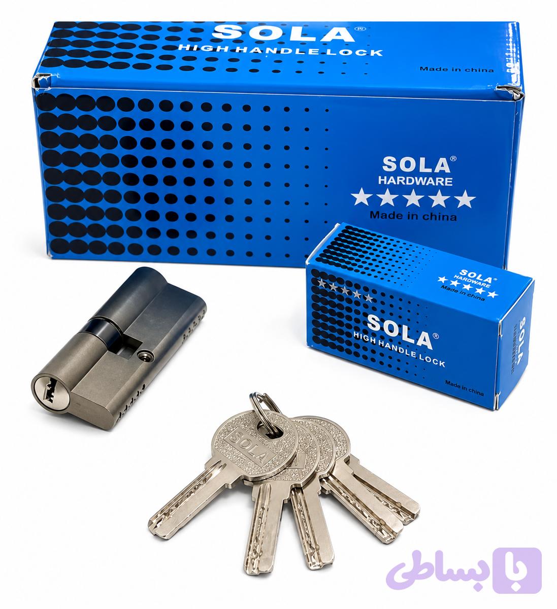 سیلندر قفل ۷سانت سولا کلید کامپیوتری