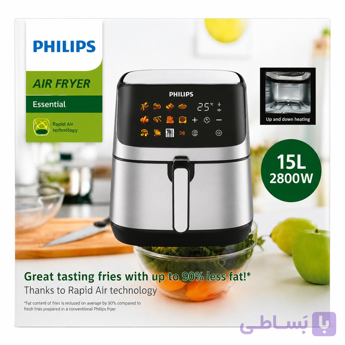 سرخ کن فیلیپس 15لیتر 2800وات مدل 8009