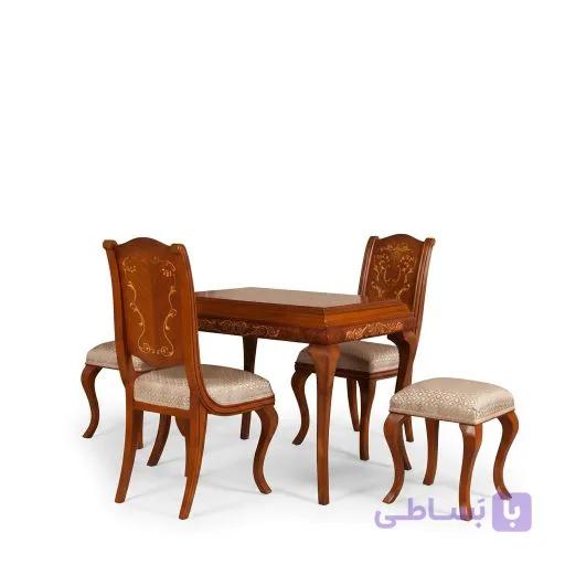 میز بازی و ناهارخوری شیک چوبی — تصویر 1