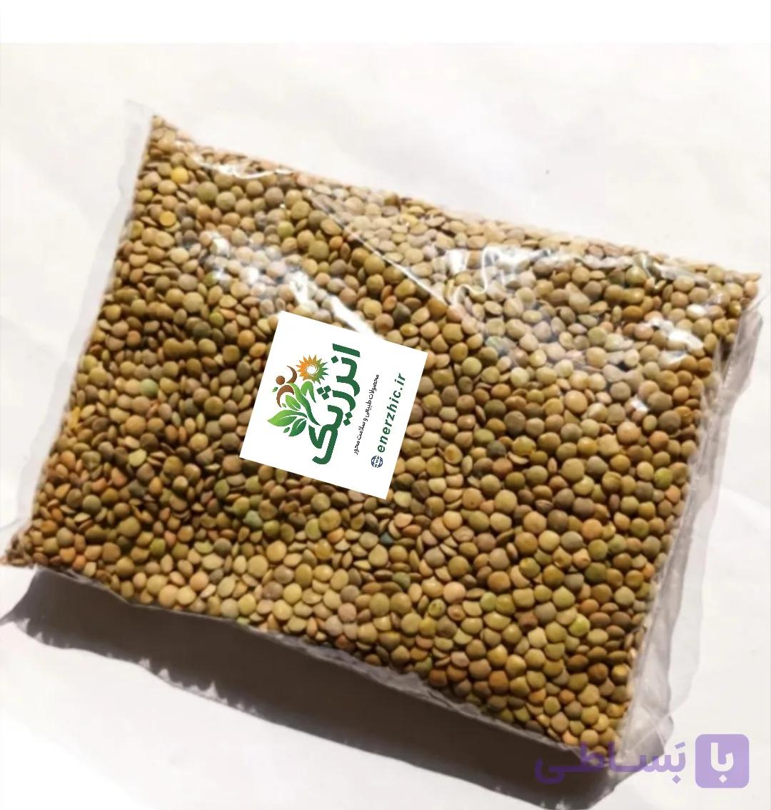 عدس سبز یک کیلویی