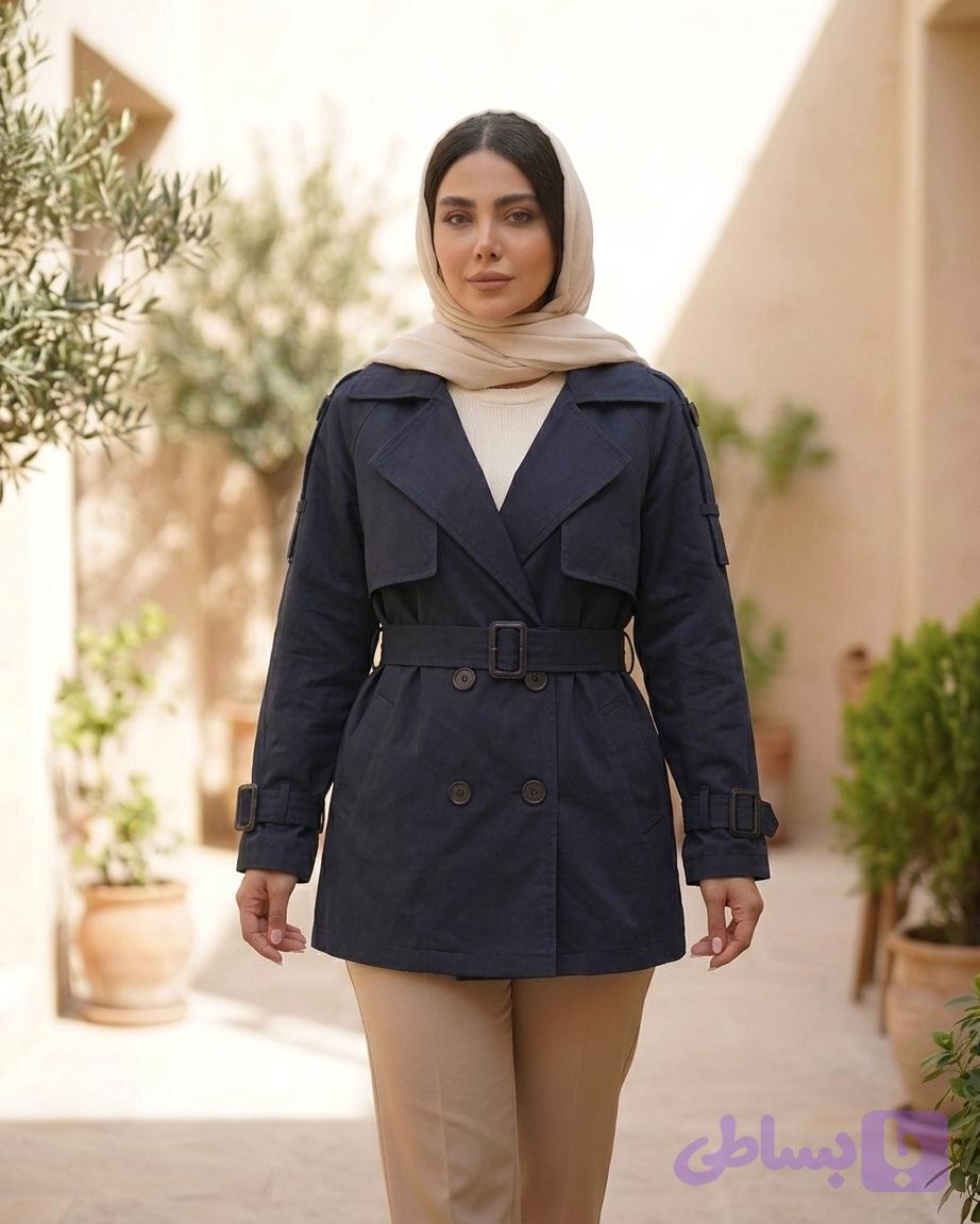 ترنچ کت چهاردکمه (ZARA)