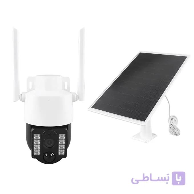 دوربین امنیتی هوشمند PTZ وای فای IP با قابلیت اتصال به برق خورشیدی 4K — تصویر 1