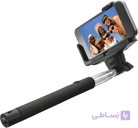 مونوپاد سلفی قابل افزایش VTIN مدل Z07-5، کنترل از راه دور بی‌سیم بلوتوث داخلی برای همه گوشی‌های هوشمند تا 6 اینچ — تصویر 1