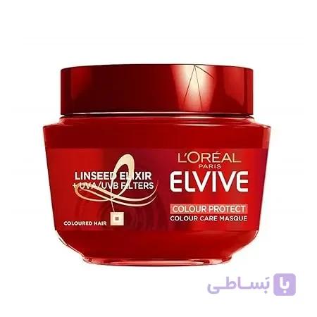 ماسک مو لورال Loreal موهای رنگ شده حجم 300 میل — تصویر 1