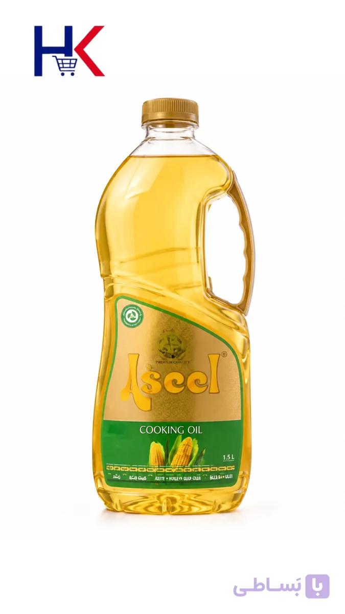 روغن اصیل مایع ذرت 1 لیتر و نیم — تصویر 1