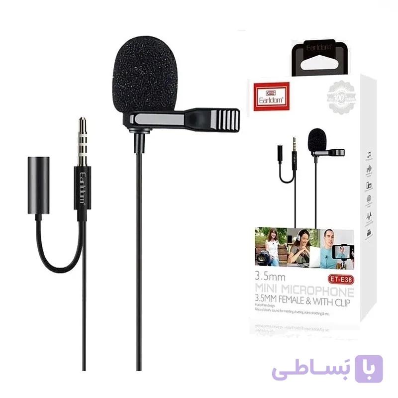 میکروفن یقه ای سیمی Earldom مدل ET-E39 تایپ C با خروجی هدفون