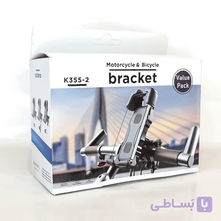 پایه نگهدارنده گوشی موبایل موتور و دوچرخه مدل K355 2