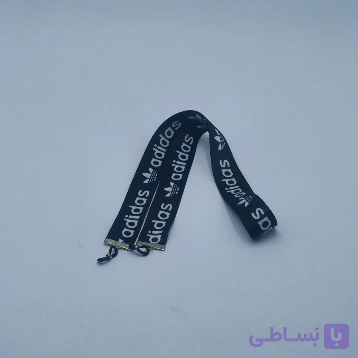 بند عینک روبانی پهن برند مشکی