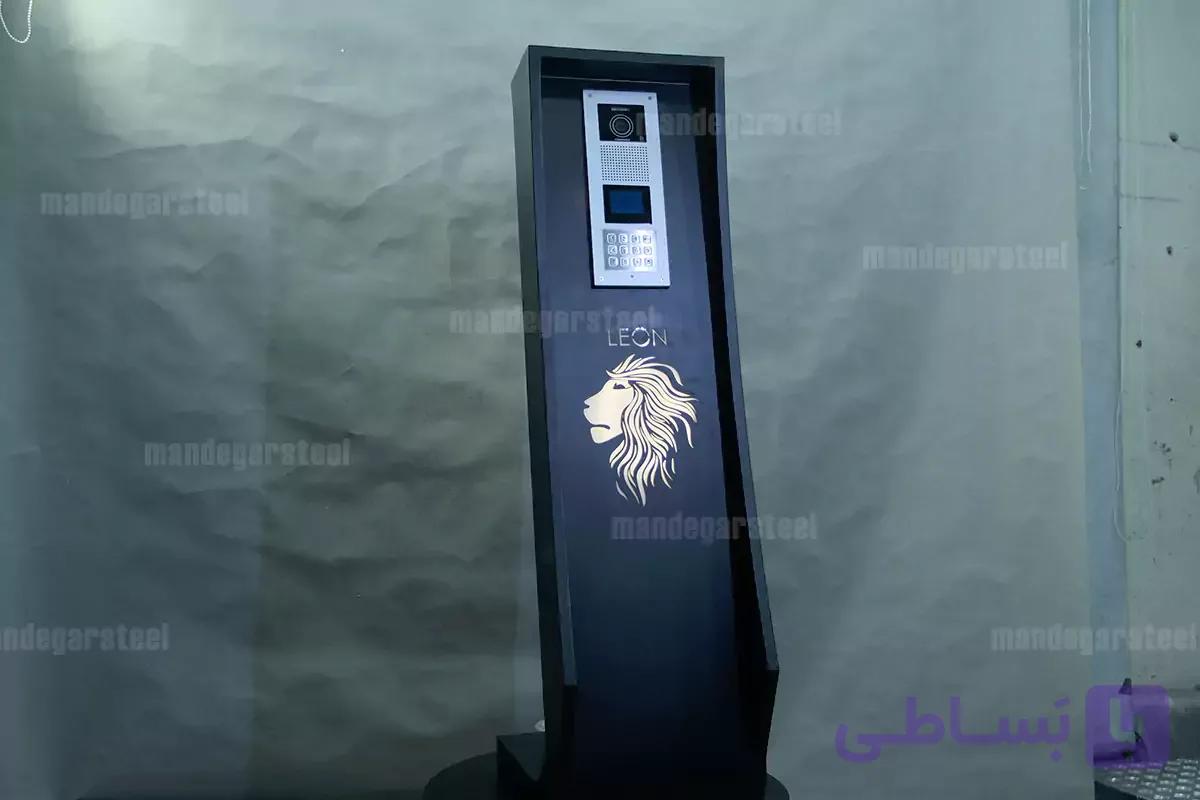 پایه آیفون فلزی مشکی مدل آرکیو — تصویر 1