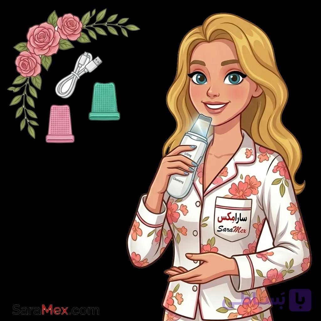 اتو صورت اولتراسونیک MUTE 8818 اورجینال | پاکسازی منافذ، حذف جوش سرسیاه و جوانسازی پوست — تصویر 1