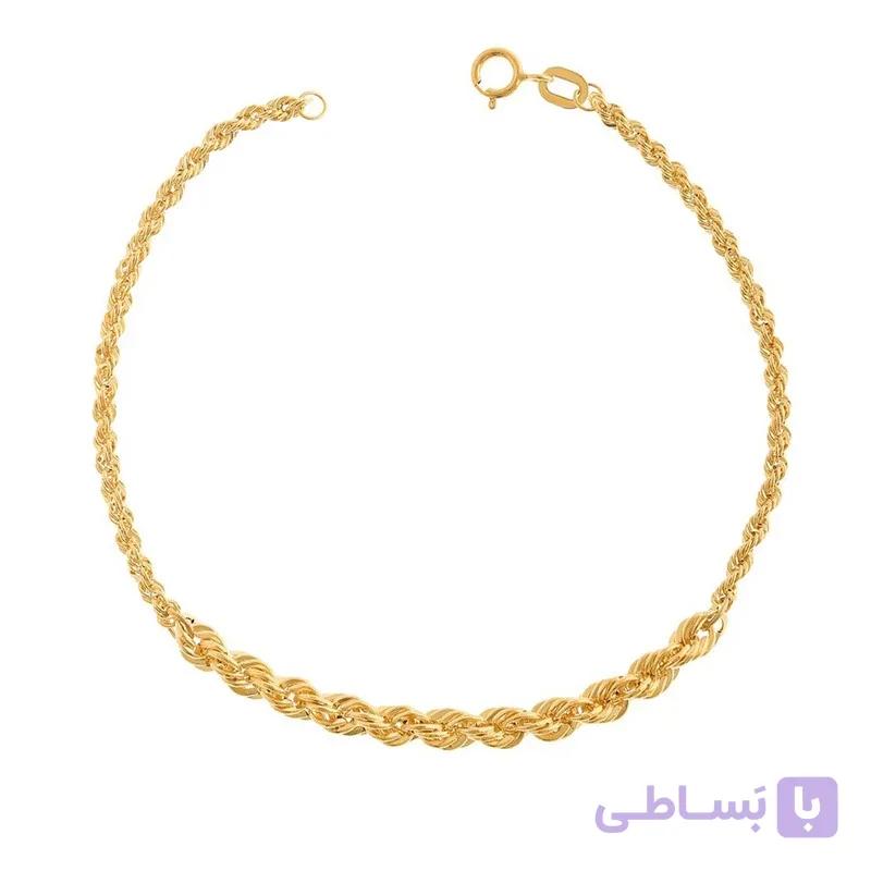 دستبند طلا  زنانه و مردانه کارتیه زنجیری مدل کونیک عیار 18