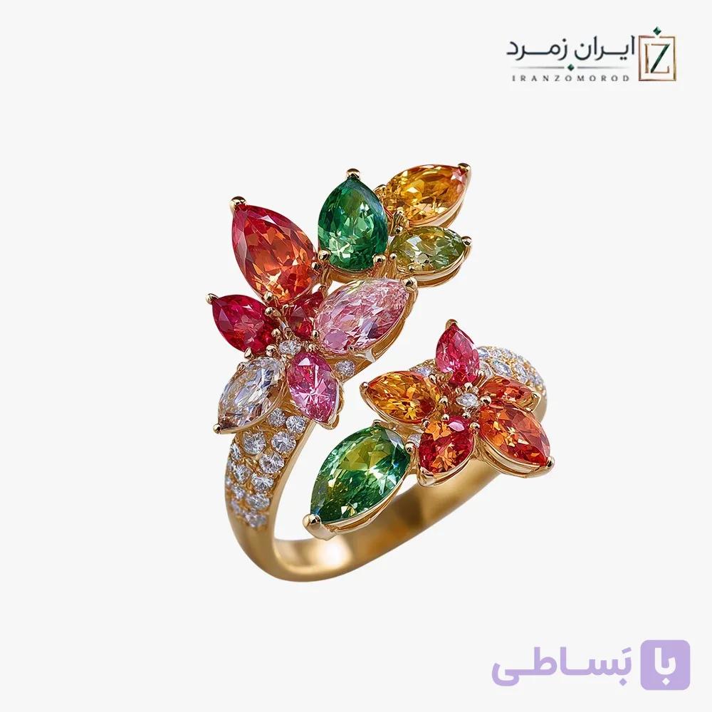 انگشتر زنانه کد CLMLT4013 | کالکشن مولتی‌کالر — تصویر 1