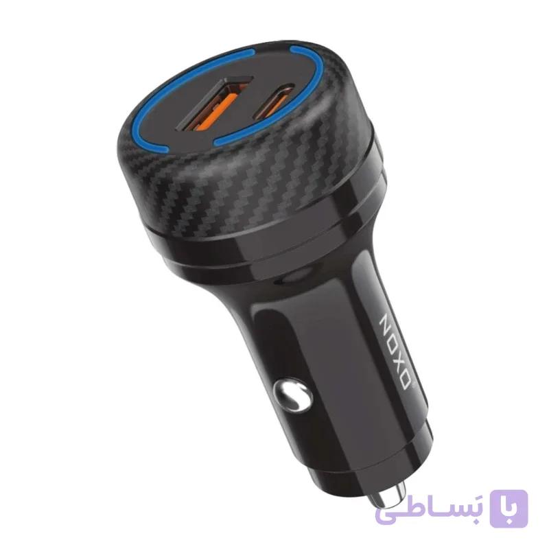شارژر فندکی 55 وات دو پورت نوکسو مدل CCN-6 — تصویر 1