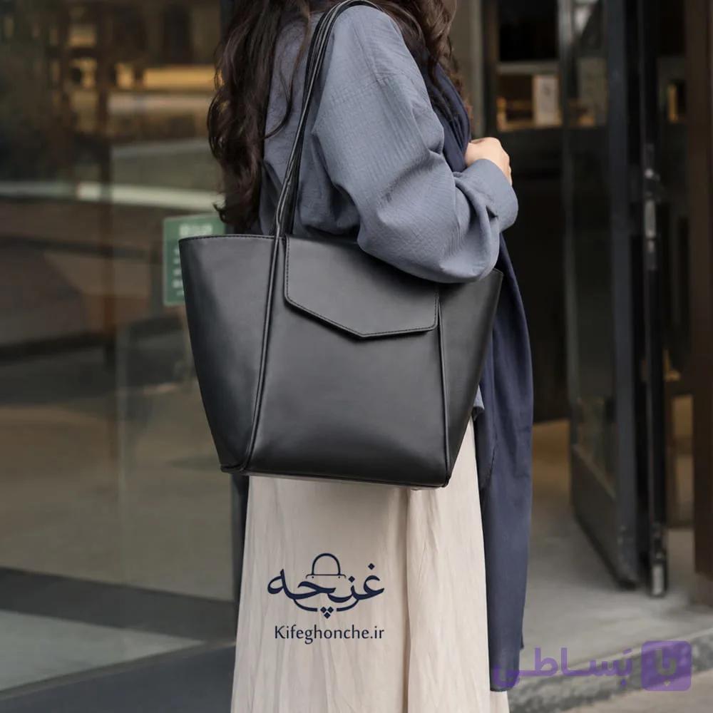 کیف دوشی زنانه مدل مونالیزا (همراه با کیف آرایش) — تصویر 1