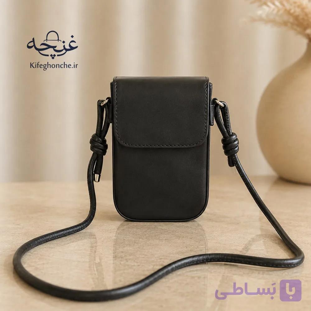 کیف دوشی زنانه مدل ابریشم (مخصوص گوشی و کارت‌های بانکی) — تصویر 1