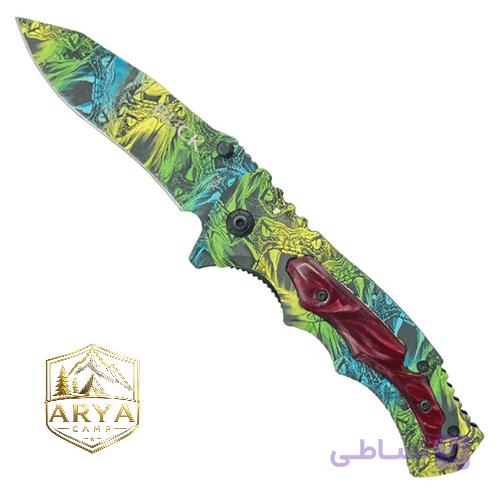 چاقو مدل باک x54 رنگی