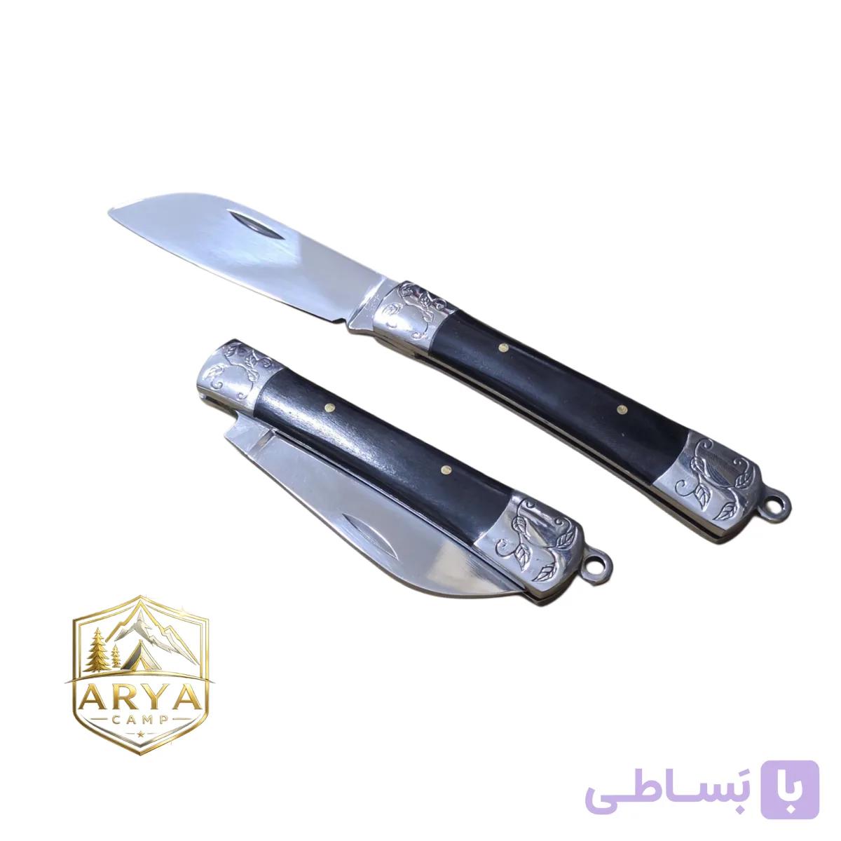 چاقوی جیبی جراحی دسته مشکی سایز متوسط