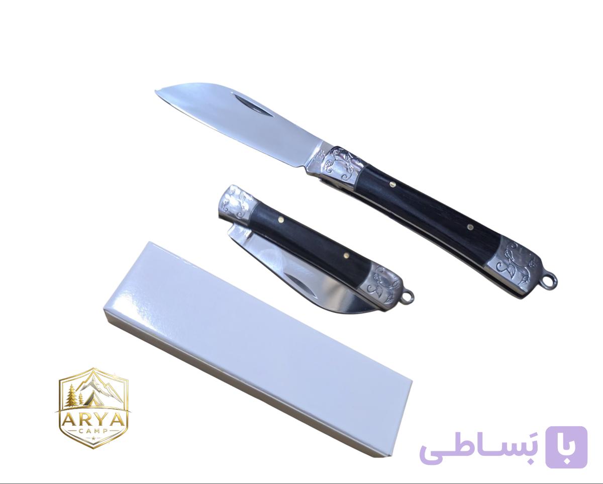چاقوی جیبی جراحی دسته مشکی سایز کوچک
