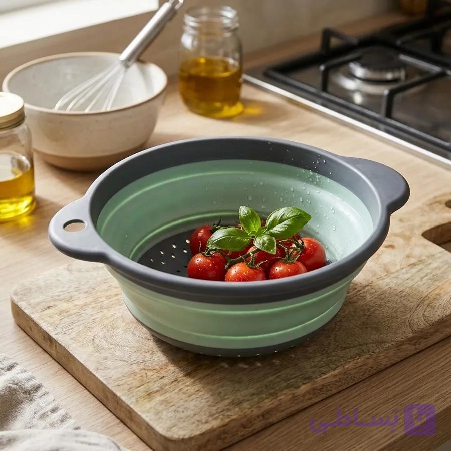 آبکش سیلیکونی اکسلنت هوم قطر 23 سانتی متر