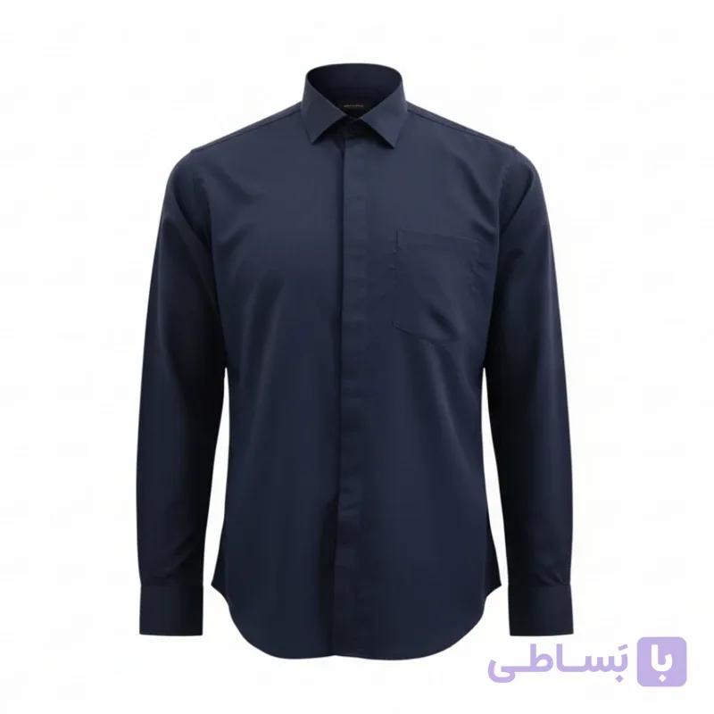 محصول نمونه تستی پیراهن آستین بلند یقه انگلیسی مردانه مدل S 504