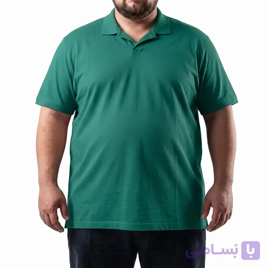 پولوشرت جودون لاکرا Leeds سوپر سایز مردانه تپلی P.A – کد 9702 — تصویر 1