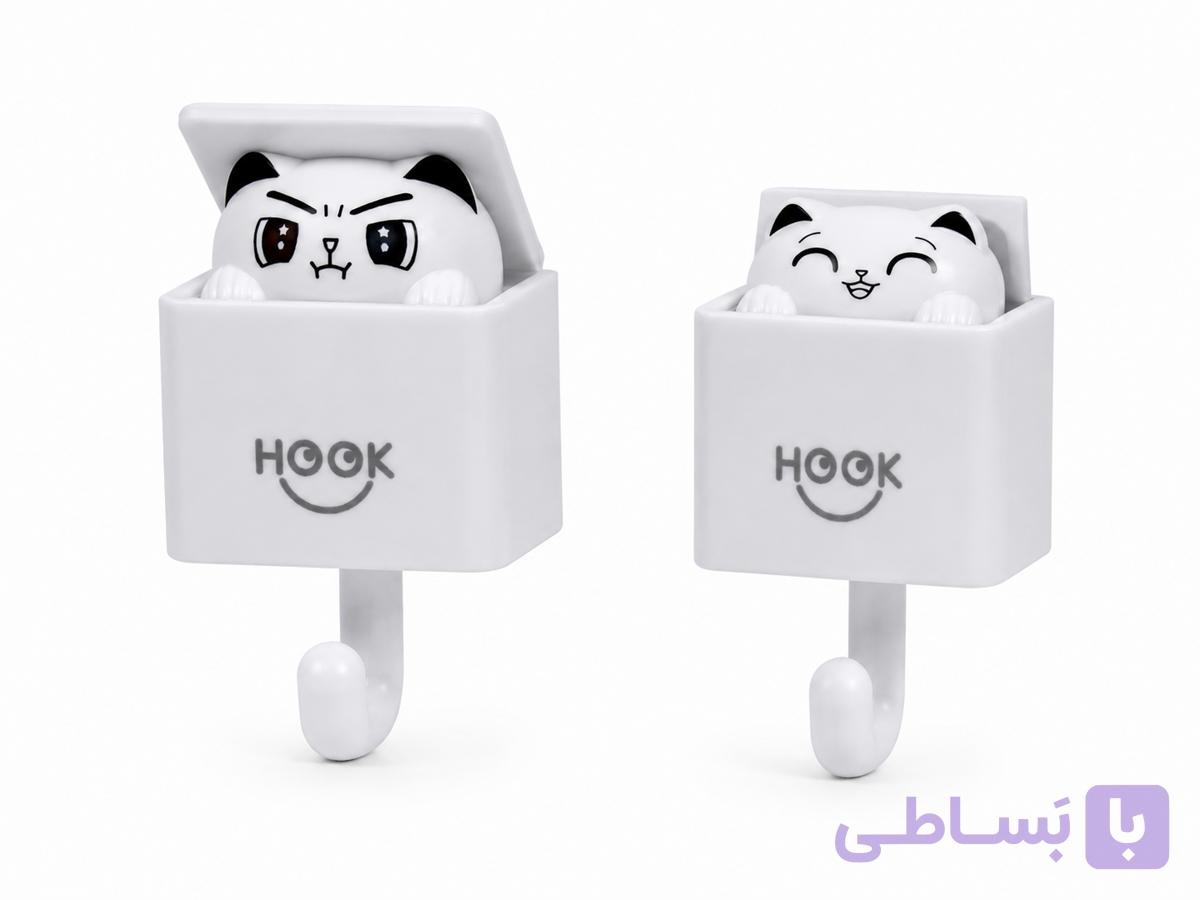آویز حوله Hook مدل گربه باهوش