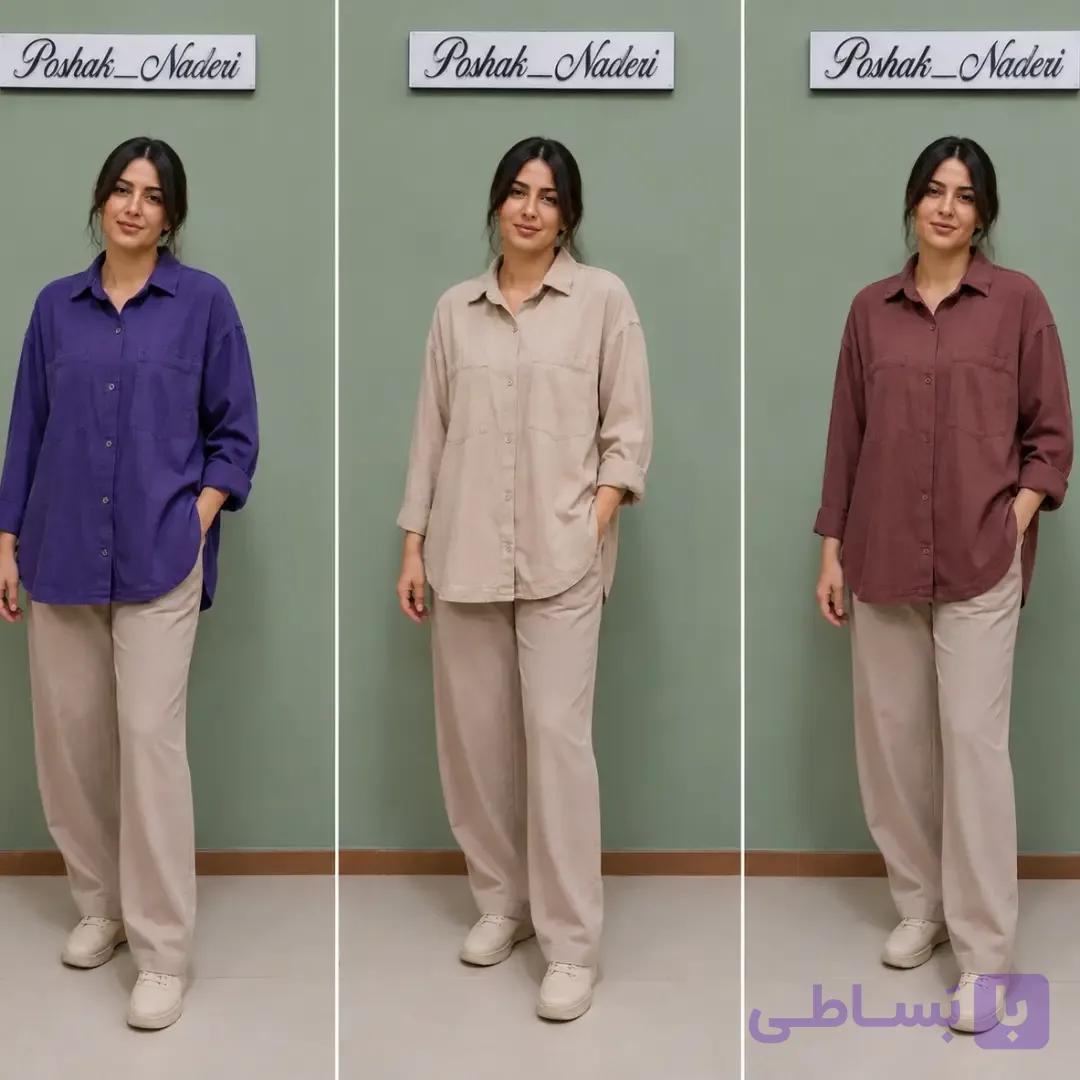 مانتو کتان اسلیپ