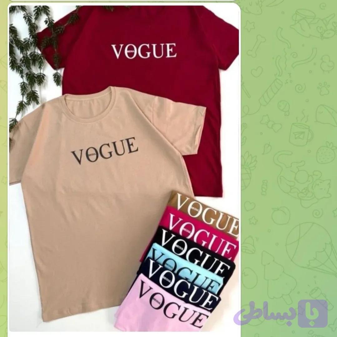 تی شرت VOGUE سایز فری ۴۴ — تصویر 1