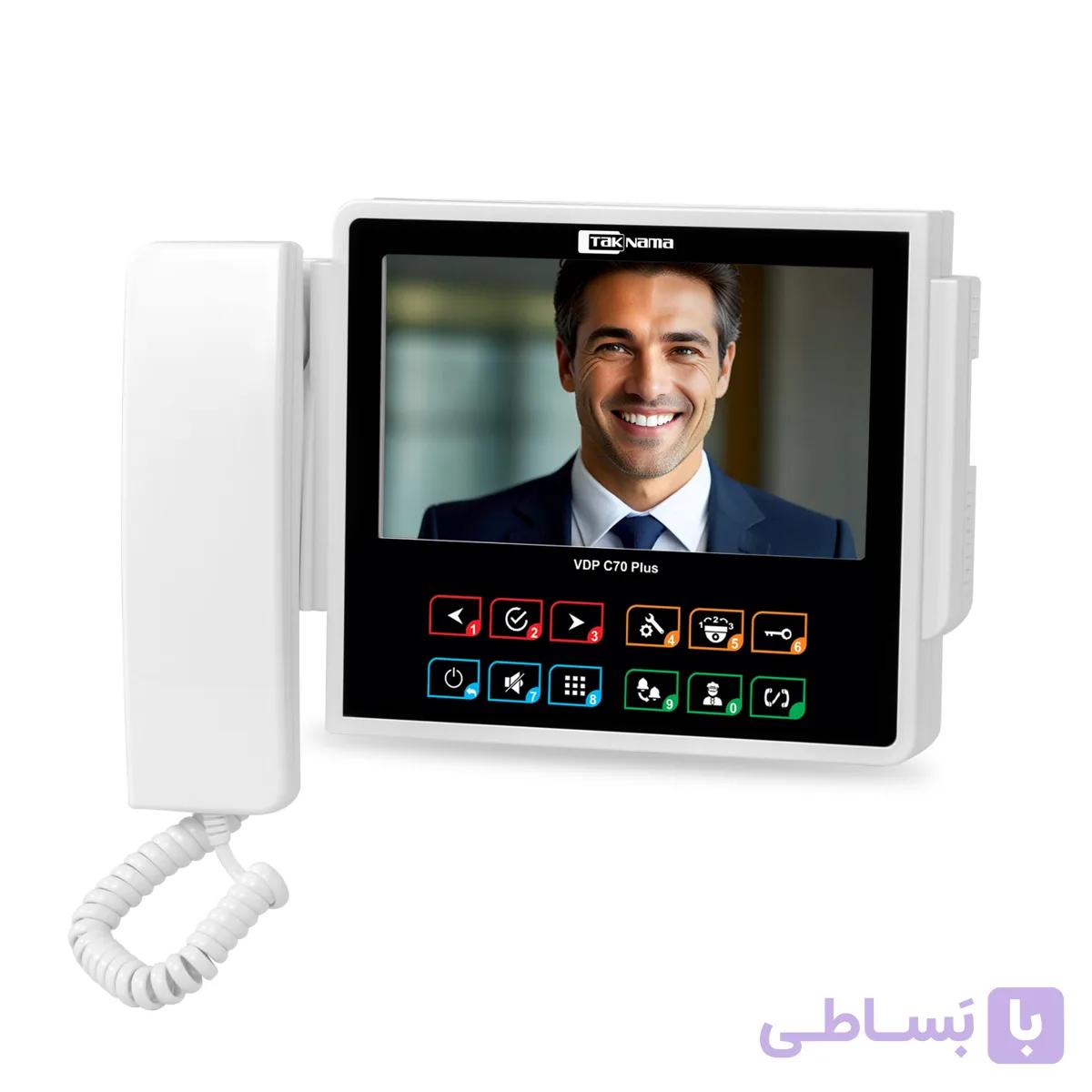 گوشی C70 پلاس تک نما 7 اینچ ارتباط داخلی