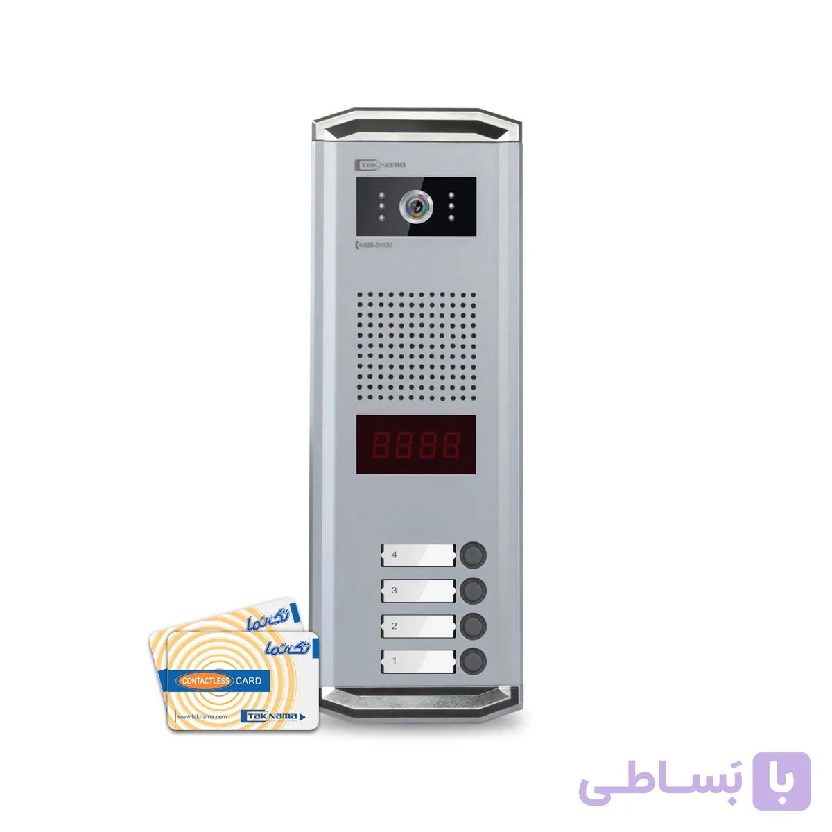 پنل 4 واحدی دیجیتال ستونی ساده K14 تک نما