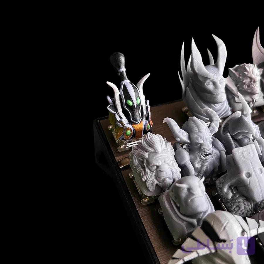 کیکپ کاستوم کیبورد مکانیکال طرح هیرو دوتا 2 – Rubick
