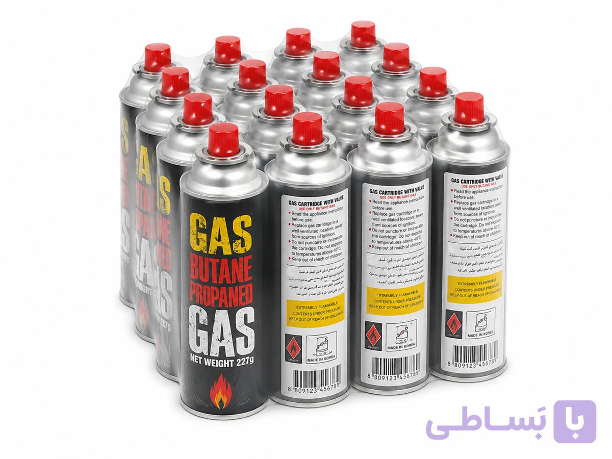کپسول گاز سفری هانست  220گرمی مخصوص اجاق کمپینگ و کوهنوردی