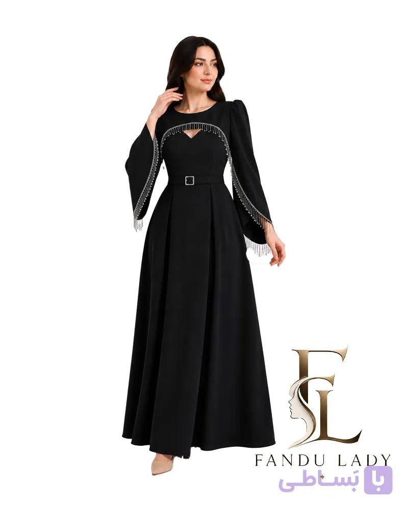 پیراهن مجلسی بلند زنانه مدل جواهر
