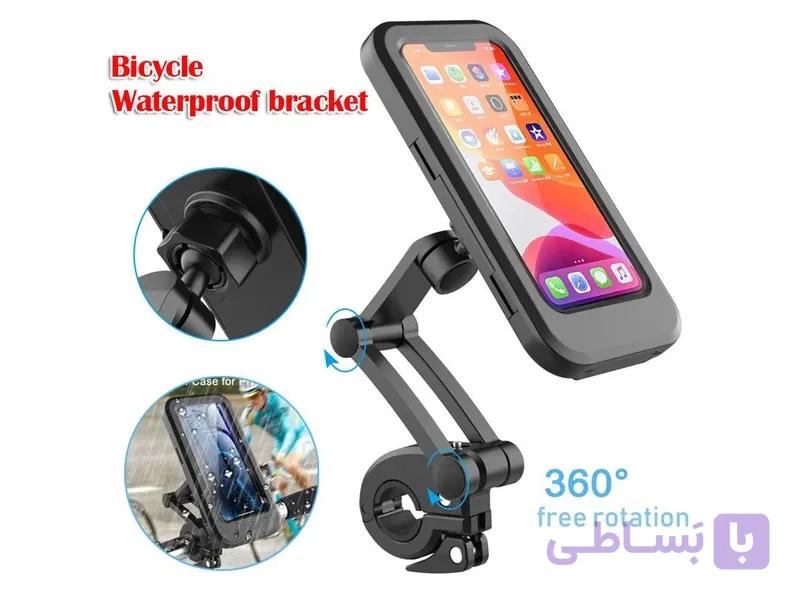 هولدر موبایل دوچرخه ضد آب با قابلیت چرخش 360 درجه — تصویر 1