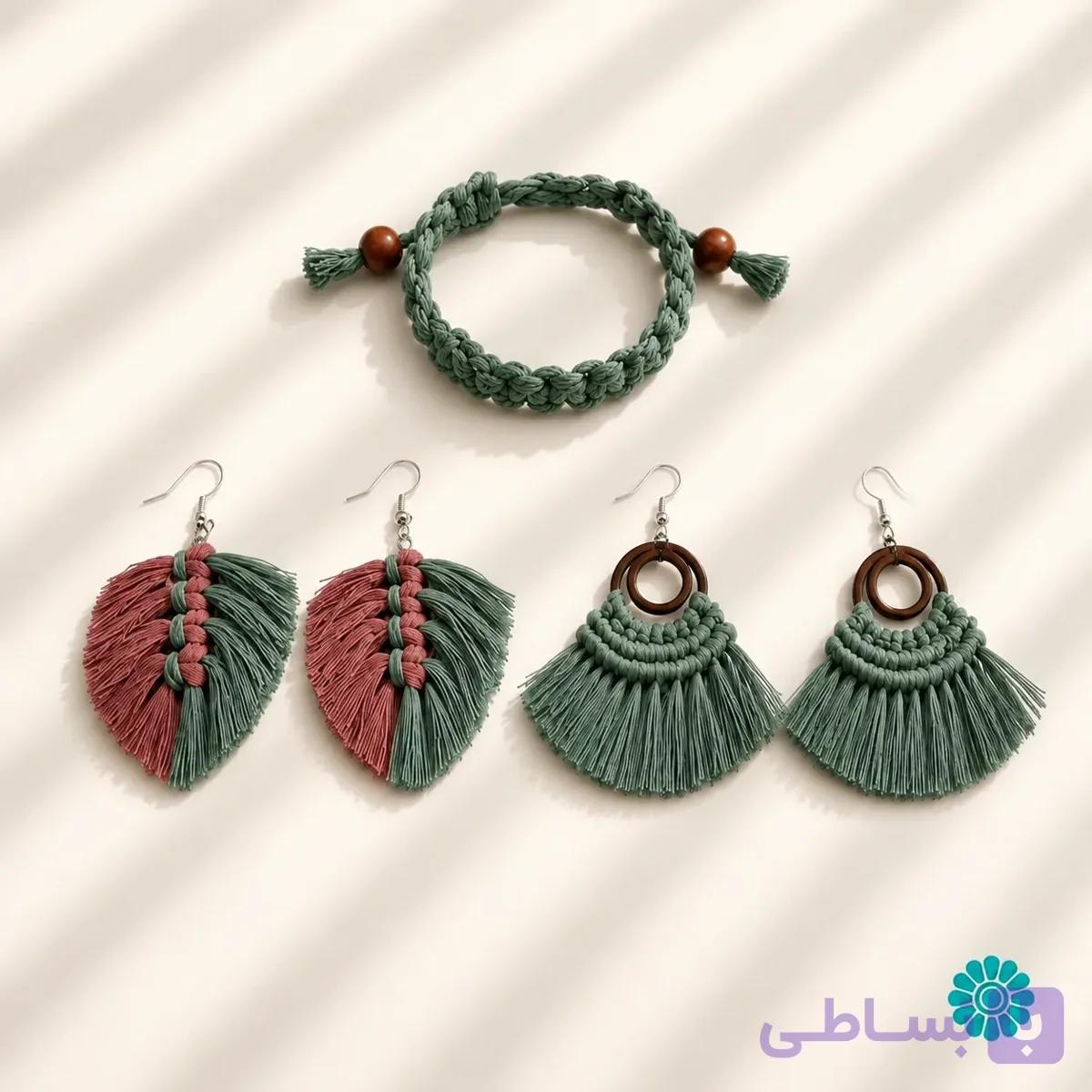 نیم ست دستبند و گوشواره "جانان"