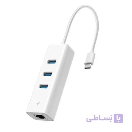 TPLINK UE330C USB Type-C 3-Port Hub & Gigabit Ethernet Adapter — تصویر 1