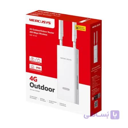 MERCUSYS MB118-4G 300 Mbps Wireless 4G LTE Outdoor/Indoor Router — تصویر 1