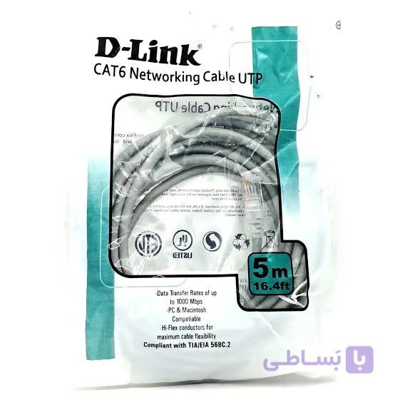 کابل پچ کورد 5 متری DLINK NCB-C6UGRYR1-5 — تصویر 1