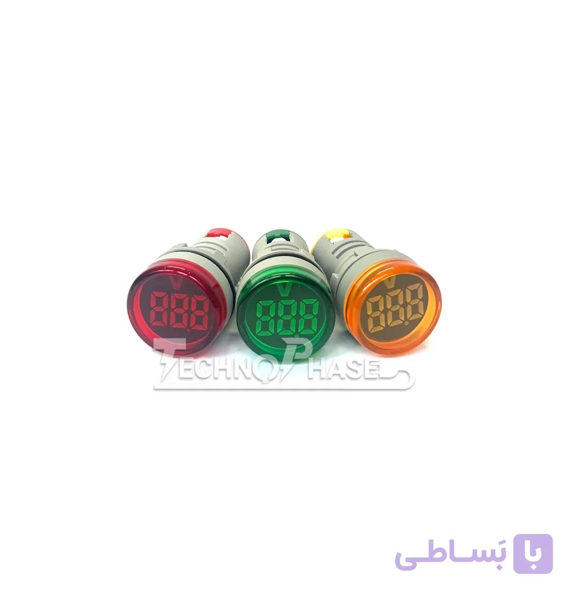 چراغ سیگنال ولت متری تکنوفاز مدل TP-VM22AC