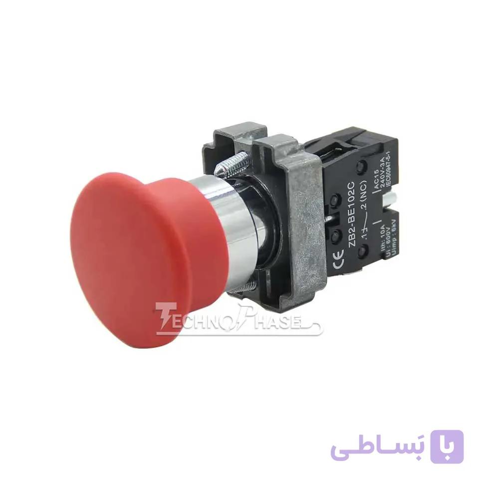 شاسی قارچی ساده تکنوفاز مدل XB2-BS442